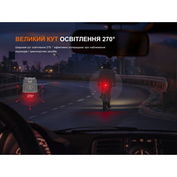 Задняя велофара Fenix BC06R изображение 12