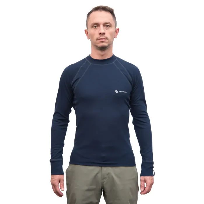 Термокофта Sensor Double Face LS deep blue 23200059 S (SM11DF-deepblue-S) изображение 4