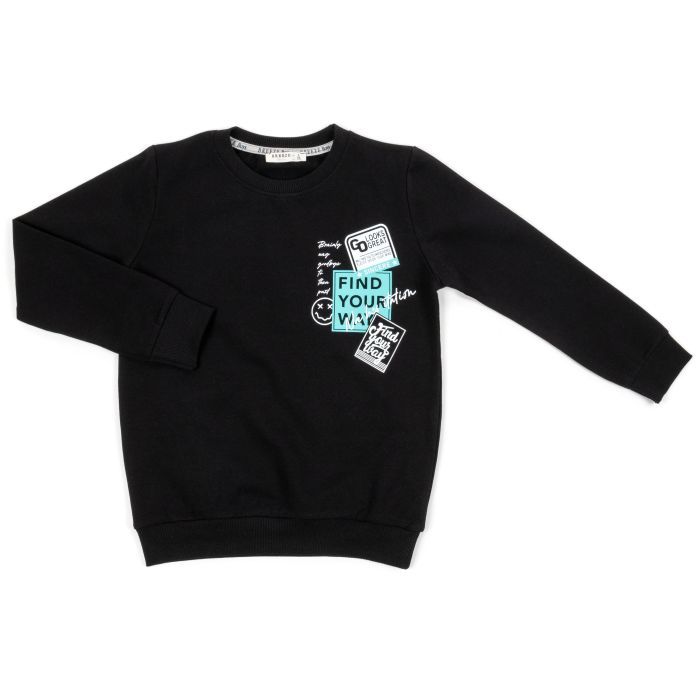 Спортивний костюм дитячий Breeze FIND YOU WAY (20527-116B-black) зображення 2