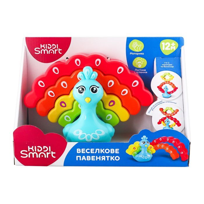 Развивающая игрушка Kiddi Smart Радужный павлинчик (4508-KS) изображение 7