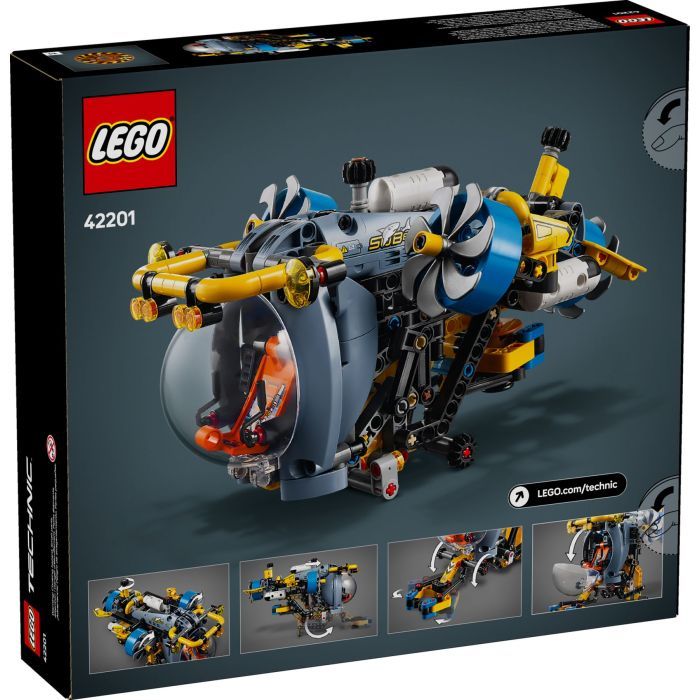 Конструктор LEGO Technic Глубоководная исследовательская подводная лодка (42201) изображение 9