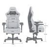Кресло игровое Anda Seat Kaiser 4 Fabric Size L Black (AD12YDDC-L-20-B-CF) изображение 11