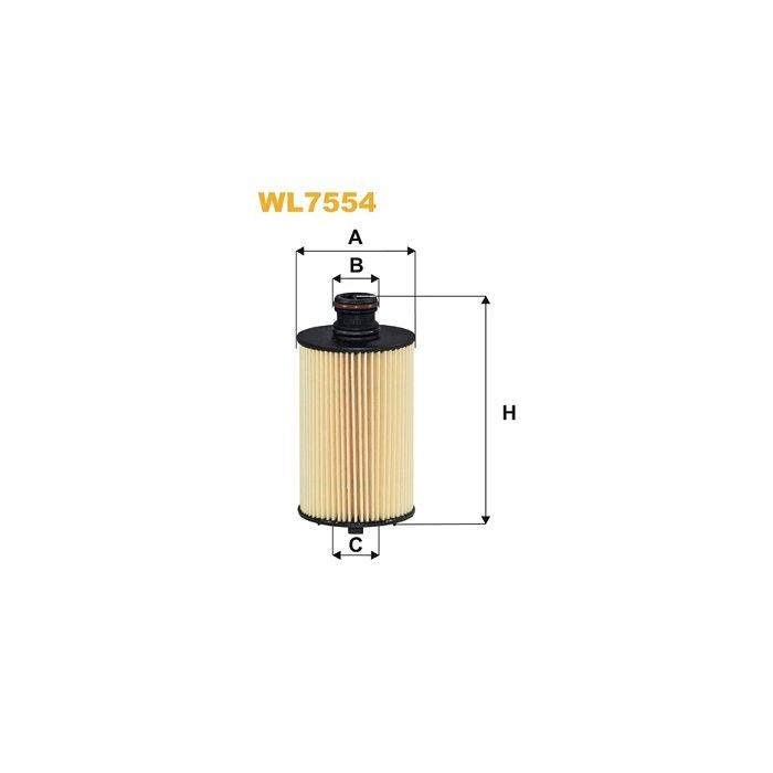 Фильтр масляный Wixfiltron WL7554