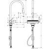 Смеситель Hansgrohe Aquno Select M81 , 22 см , чорний матовий (73837670) изображение 3