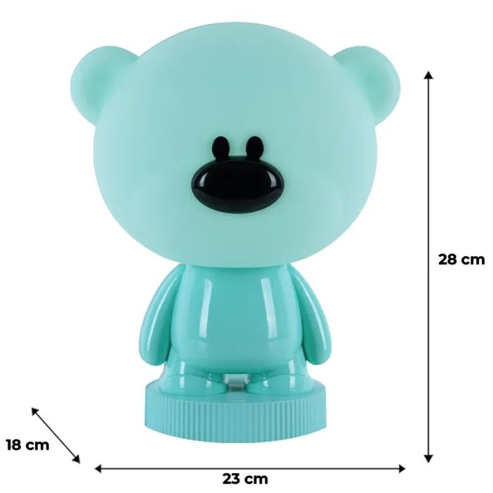 Нічник Kite Світильник LED з акумулятором Bear, зелений (K24-490-2-4) зображення 6