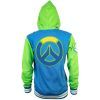 Кофта Jinx Overwatch Varsity Lucio Zip-Up Hoodie Blue/Green L (JINX-9350L) изображение 2