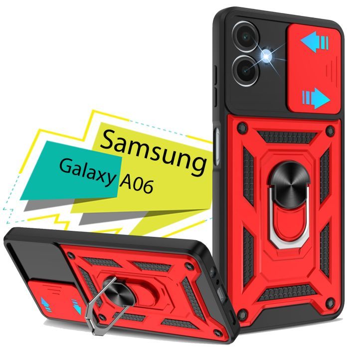 Чехол для мобильного телефона BeCover Military Samsung Galaxy A06 SM-A065 Red (713068)
