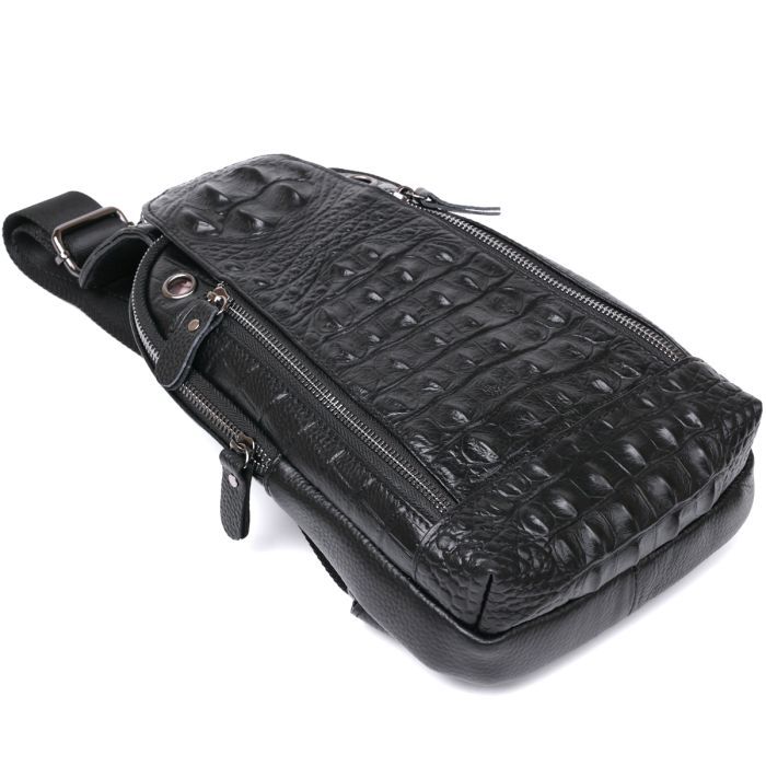 Сумка Vintage Через плече Чорна (20671) зображення 6