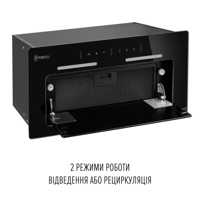 Витяжка кухонна Perfelli NUOVA 6NWRB NERO зображення 7