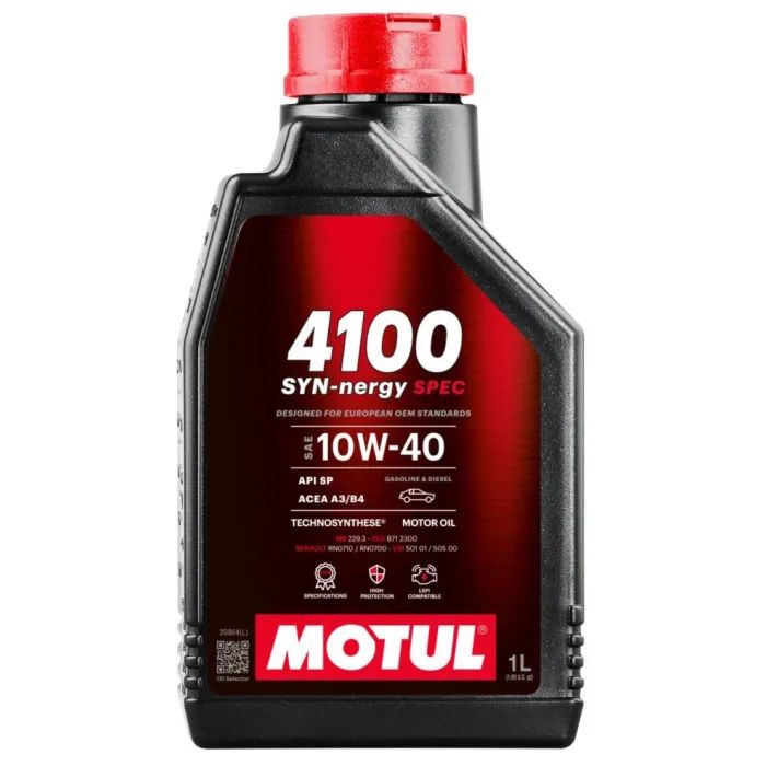 Моторное масло MOTUL 4100 Syn-nergy Spec SAE 10W-40 1л