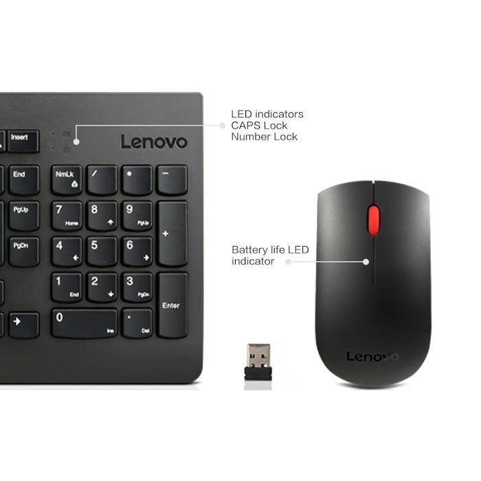 Комплект Lenovo Essential Wireless Combo Gen2 Black (4X31N50709) изображение 2