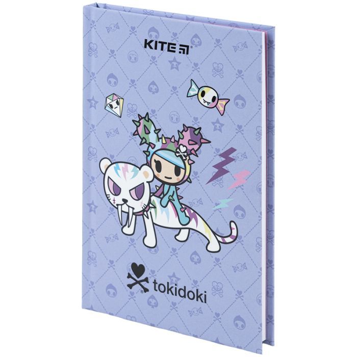 Книга записная Kite tokidoki твердая обложка, А6, 80 листов, клетка (TK24-199-1) изображение 2