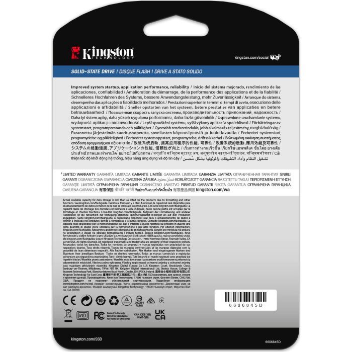 Накопитель SSD 2.5" 7.68TB Kingston (SEDC600ME/7680G) изображение 4