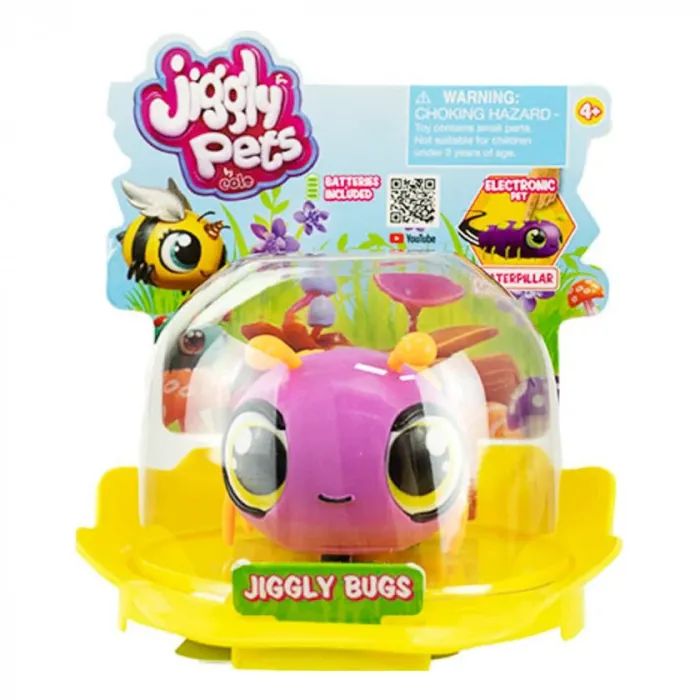 Інтерактивна іграшка Jiggly pets Фіолетова гусениця (6337836) зображення 4