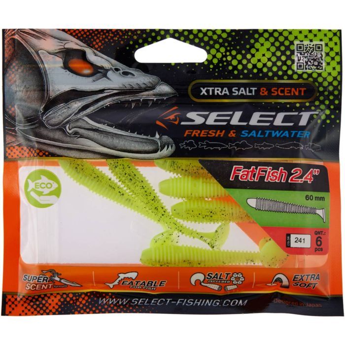 Силікон рибальський Select Fatfish 2.4" col.087 (6 шт/упак) (1870.29.32) зображення 2