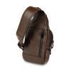 Сумка Vintage Кожаная через плечо Коричневая (14390) изображение 2