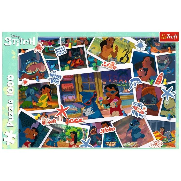 Пазл Trefl Lilo&Stitch Солодкі спогади 1000 елементів (5900511108828) зображення 2