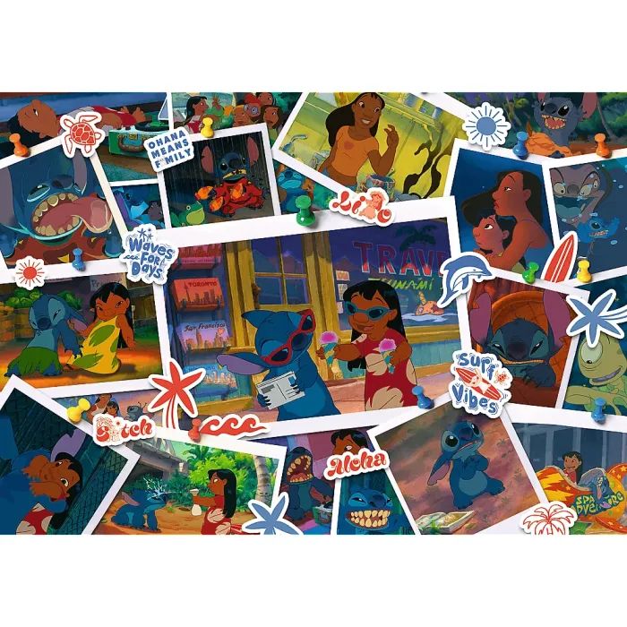 Пазл Trefl Lilo&Stitch Солодкі спогади 1000 елементів (5900511108828) зображення 3