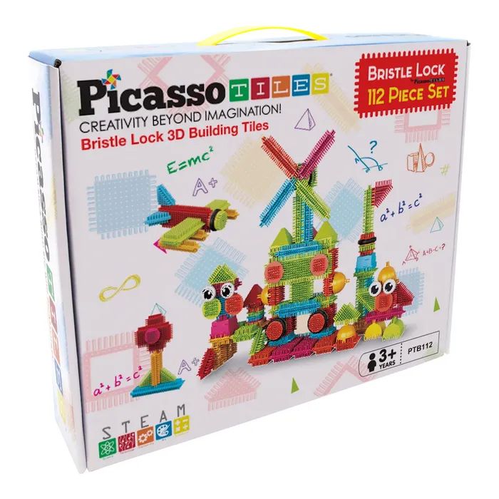 Конструктор Picasso Tiles Hedgehog Building Blocks Set 112 деталей (817338022631)
