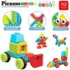 Конструктор Picasso Tiles Hedgehog Building Blocks Set 112 деталей (817338022631) зображення 3