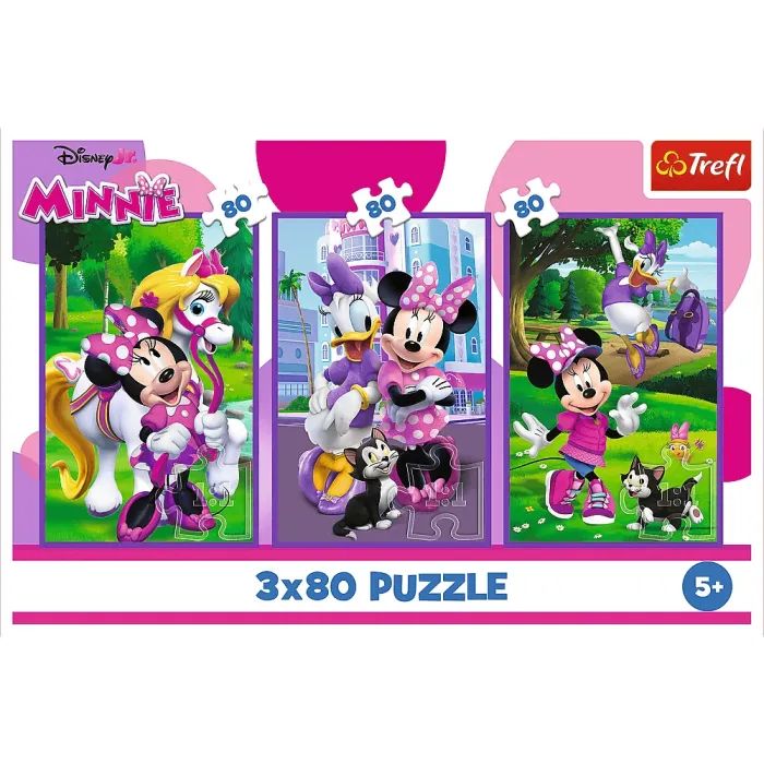 Пазл Trefl Mickey&friends Минни и друзья 3x80 (5900511348897) изображение 5