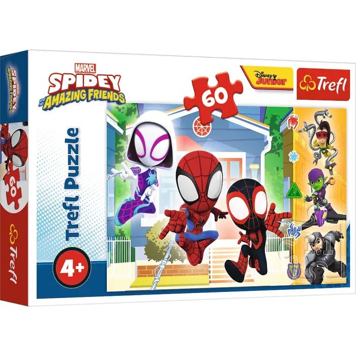Пазл Trefl Spiderman У світі Спайдея 60 елементів (5900511173710)