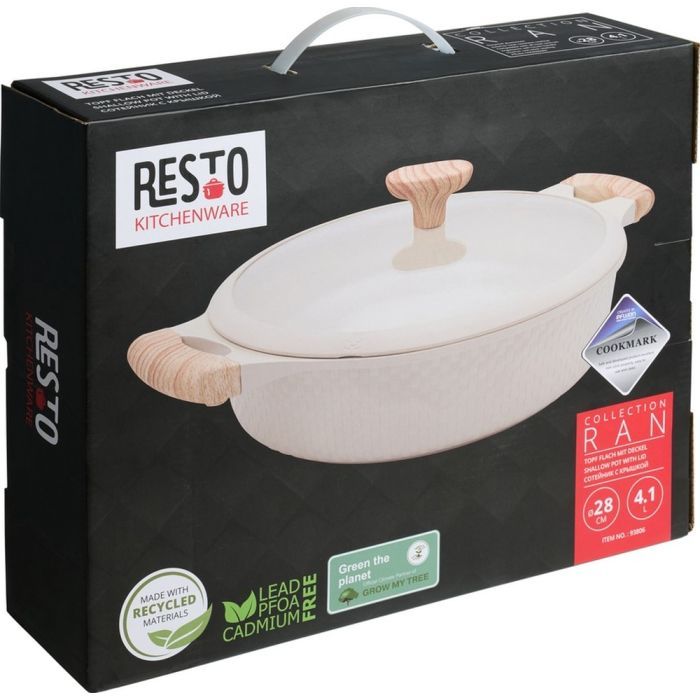 Сотейник Resto Ran білий 28 см 4,1 л (93806) изображение 12