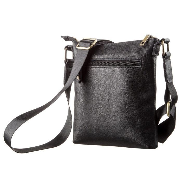 Сумка Shvigel Мужская кожаная Черная (19115) изображение 2