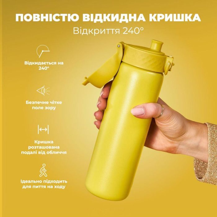 Пляшка для води ION8 OneTouch Vacuum Insulated 500 мл Blue (I8TS500BLU) зображення 3
