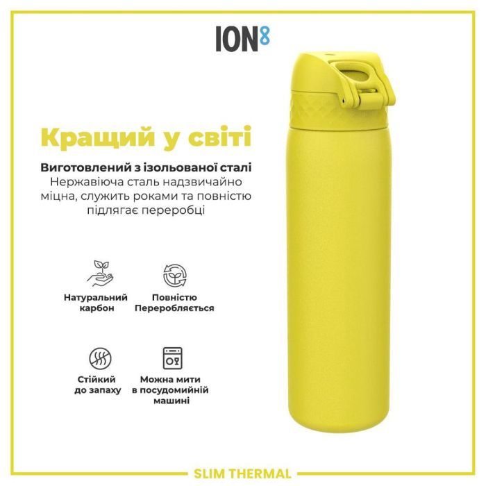 Пляшка для води ION8 OneTouch Vacuum Insulated 500 мл Blue (I8TS500BLU) зображення 6