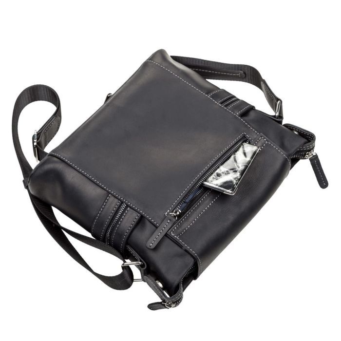 Сумка Shvigel Кожаная Коричневая (11097) изображение 7