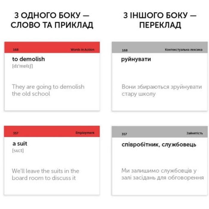 Навчальний набір English Student Картки для вивчення англійської мови English Student IELTS рівень 7.0-8.0 (укр.) (591226015) зображення 2