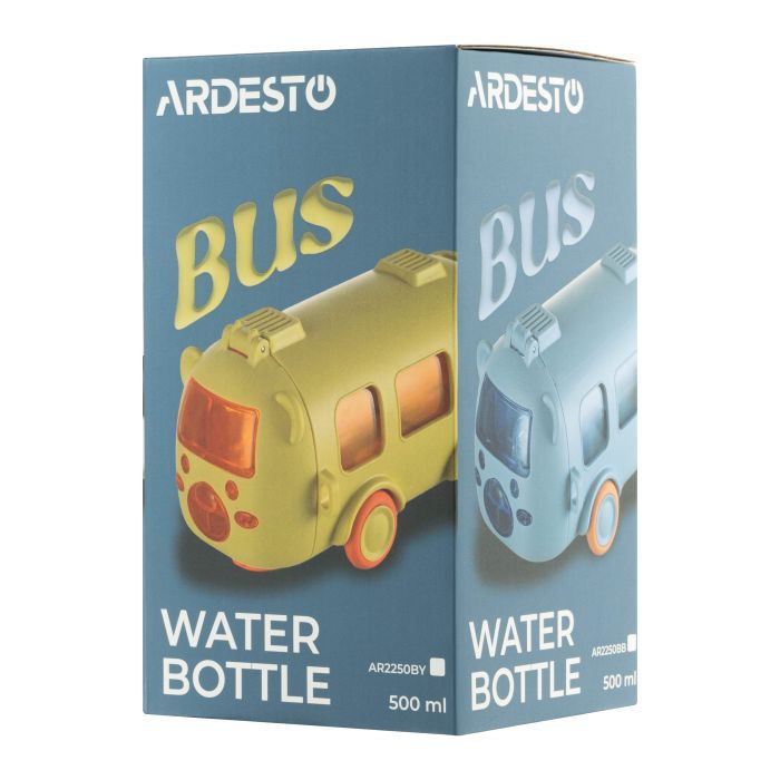 Пляшка для води Ardesto Bear Bus 500мл жовтий (AR2250BY) зображення 9