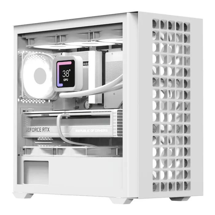 Корпус AeroCool D302A-G-WT-v1 White (ACCS-DS04043.21)
