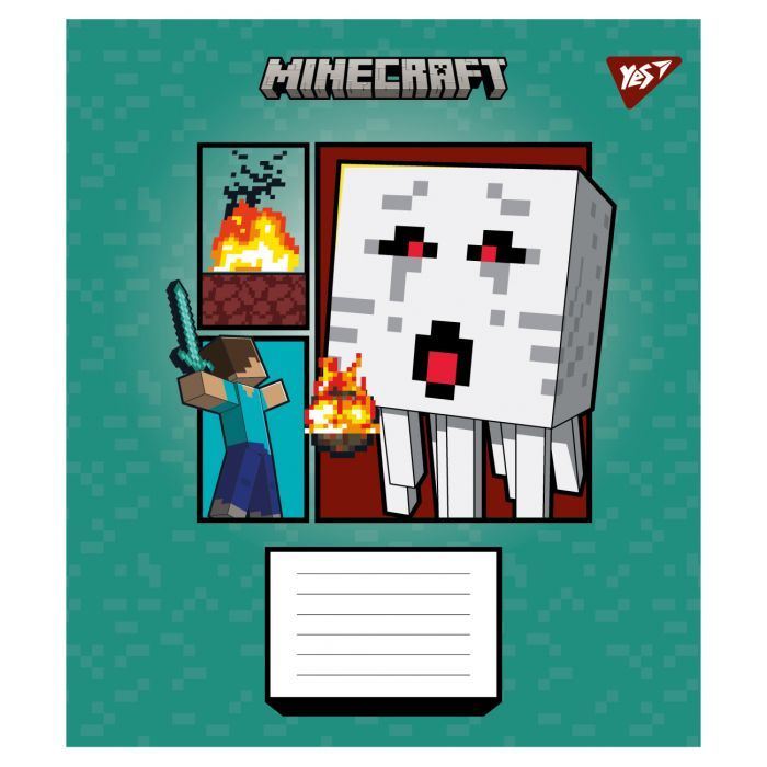 Тетрадь Yes Minecraft Arrows А5 24 листов линия (768255) изображение 6