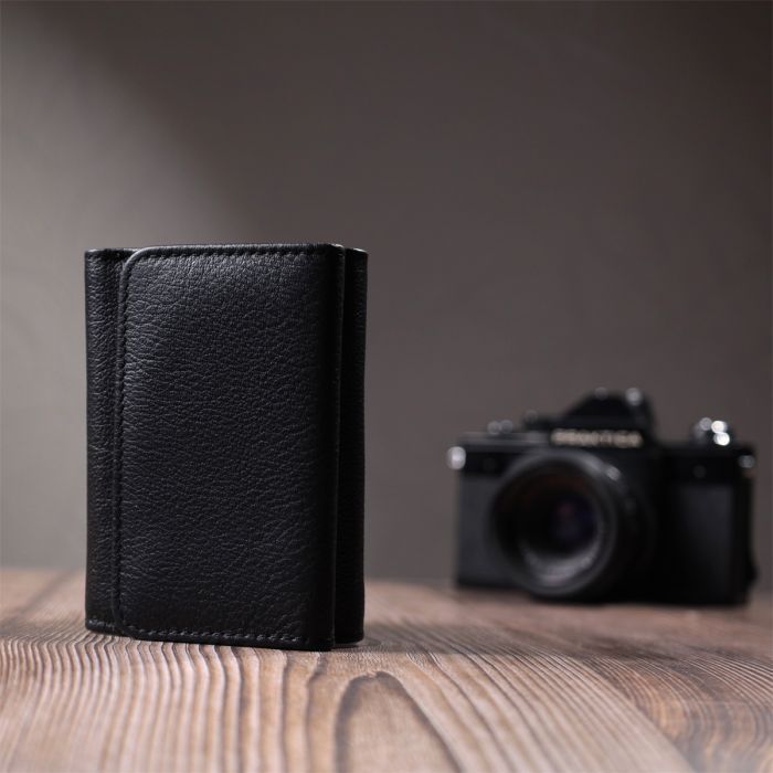 Портмоне ST Leather Из натуральной кожи Черное (22728) изображение 10