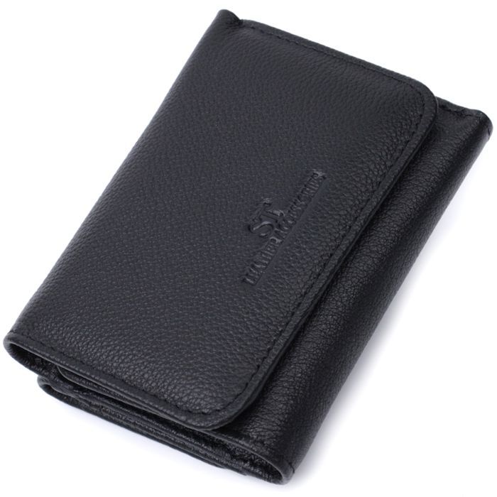 Портмоне ST Leather Из натуральной кожи Черное (22728)