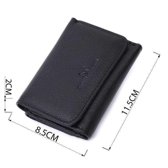 Портмоне ST Leather Из натуральной кожи Черное (22728) изображение 3