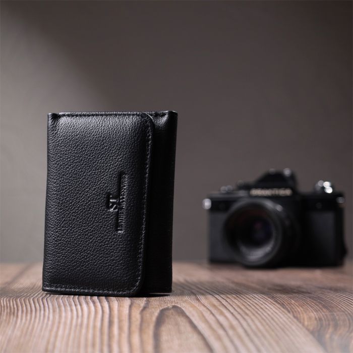 Портмоне ST Leather Из натуральной кожи Черное (22728) изображение 9