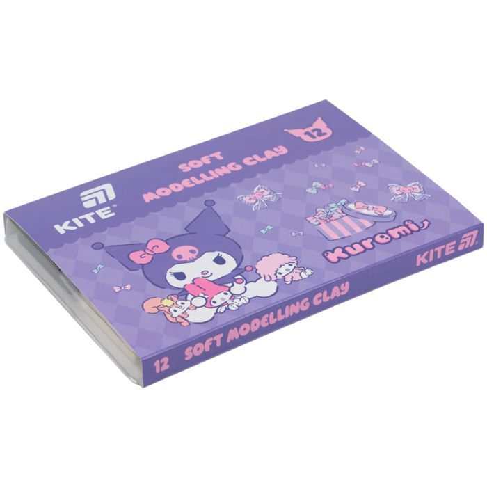 Пластилин Kite Kuromi восковий, 8 кольорів, 160 г (HK24-082) изображение 2