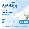 Пеленки для младенцев ActiLife Med Super 60 х 90, 30 шт (4820174981495)