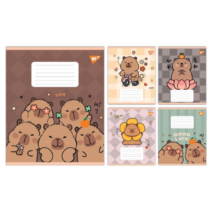 Зошит Yes Capy Tay А5 12 аркушів лінія (767799)