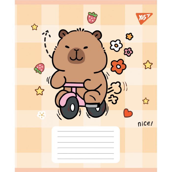 Зошит Yes Capy Tay А5 12 аркушів лінія (767799) зображення 3