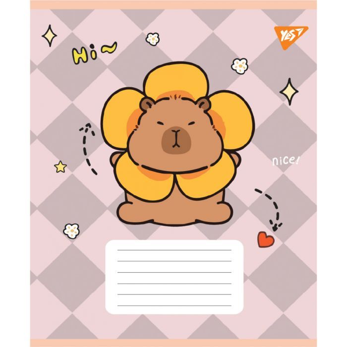 Зошит Yes Capy Tay А5 12 аркушів лінія (767799) зображення 5