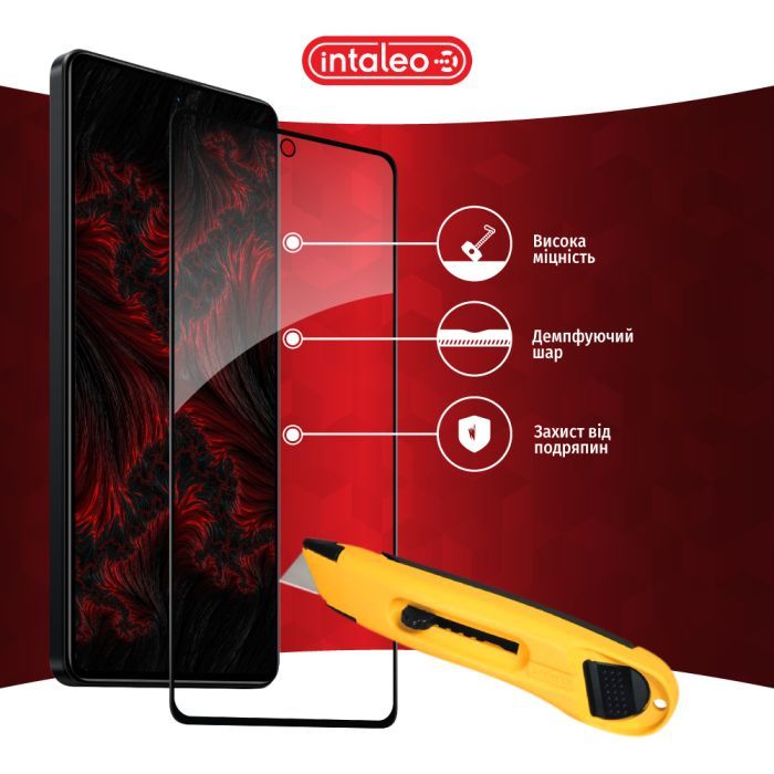 Скло захисне Intaleo Full Glue Xiaomi Poco X5 Pro Black (1283126567438) зображення 5