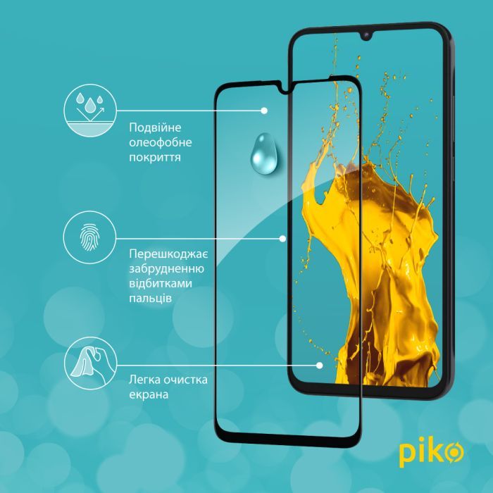 Скло захисне Piko Full Glue Samsung A05 Black (1283126578335) зображення 4
