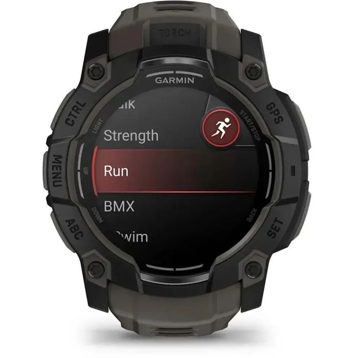 Смарт-годинник Garmin Instinct 3, Tactical, AMOLED, 50mm, Black, GPS (010-03020-50) зображення 2