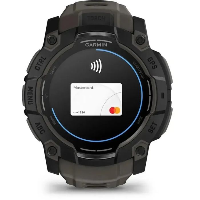 Смарт-годинник Garmin Instinct 3, Tactical, AMOLED, 50mm, Black, GPS (010-03020-50) зображення 9