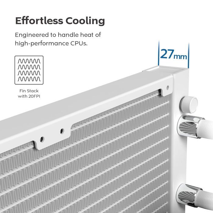 Система рідинного охолодження MONTECH HYPER FLOW SILENT 360 (B) зображення 9 Система рідинного охолодження MONTECH HYPER FLOW SILENT 360 (B) зображення 9