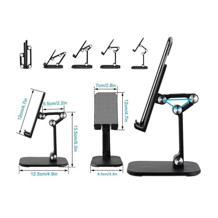 Подставка для планшета Dynamode smartphones/tablets 4-13 inches (PH-Stand-02 black) изображение 9